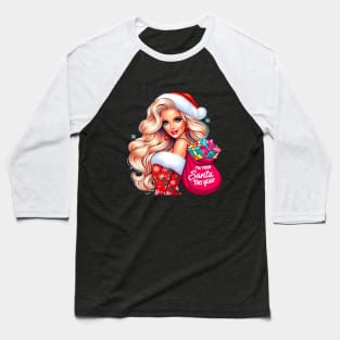 Christmas Barbie Baseball T-Shirt